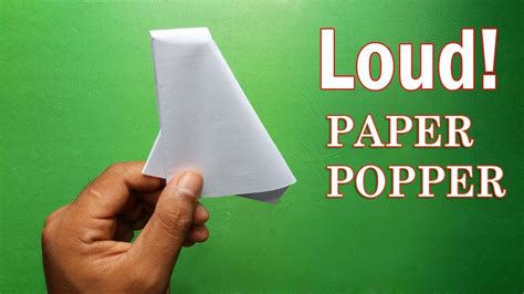 How to Make a Loud Paper Popper: A Symphony of Folds and Sound